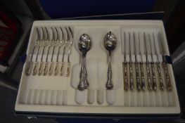 Quantity of Mappin and Webb plated cutlery.