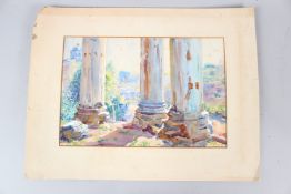 W APPERLEY 'Roma' watercolour signed, inscribed and dared 1913 unframed 30 x 44.5m