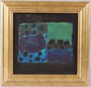 ENGLISH SCHOOL (MID 20TH CENTURY) Abstract shapes oil on board 22 x 23cm