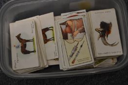 A small group of cigarette cards.