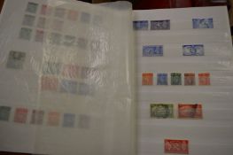 GB stamps stockbook of 234 stamps from QV through QEII (124 are mint) and 100 first day covers