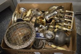 Miscellaneous plated items.