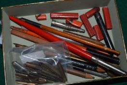 Pens, sealing wax, nibs etc.