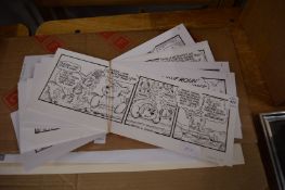 Mevin & Dodd, original artwork for the cartoon The Perishers.