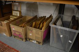 Quantity of paintings and prints.