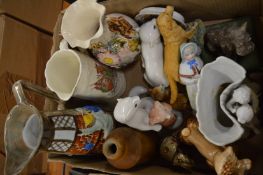 Decorative china ornaments etc.