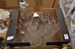 A box of glassware.