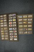 Quantity of cigarette cards in albums.