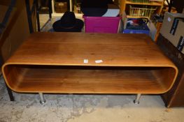 Stylish plywood table.