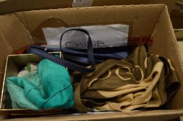 Ladies silk scarves and other items.