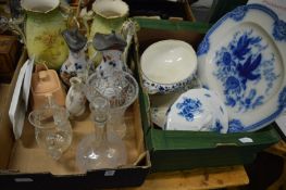 Quantity of decorative and household china and glass.