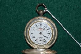 Continental silver cased pocket watch for the Turkish market.