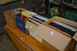 A quantity of classical and other records.