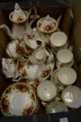 Quantity of Royal Albert Old Country Roses china.