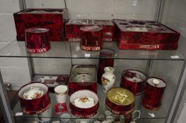 A large collection of Royal Albert Old Country Roses porcelain with original boxes and paperwork.