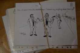 Collection of cartoons by Tom.