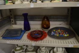 Decorative glass and ceramics.