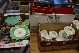 Quantity of decorative and household china to include collectors plates.