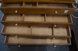 A Meccano outfit No 10 four drawer chest (lacking parts).