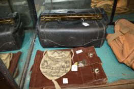 Doctors style bag and two other items.