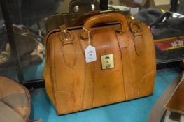 A leather doctors style bag.