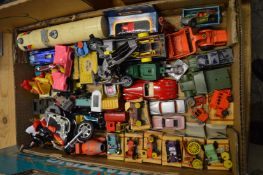 Die-cast model cars.