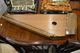 A Finnish Kantele musical instrument.