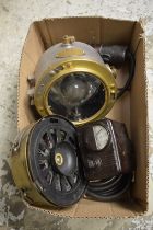 Various gauges, horns, lights etc.