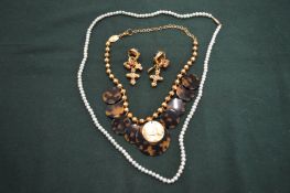 Decorative and designer jewellery.