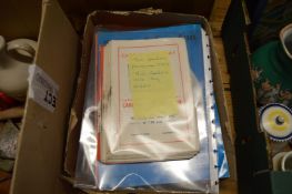 Signed books and 1950's speedway programmes.