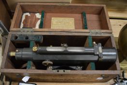 W F Stanley & Co Ltd., London, a cased theodolite.