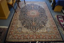 A Persian design rug, slight moth damage, 280cm x 180cm.