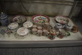 A collection of Oriental porcelain.