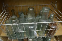 Quantity of old bottles and jars.