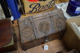 An Eastern hardwood casket.