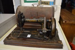 An old Harrodia sewing machine.