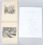 JAMES McNEILL WHISTLER Collection of nine lithographic prints Mostly portraits and figure studies