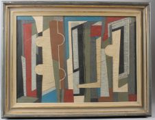 AFTER JUAN GRIS Abstract composition oil on canvas 44 x 61cm