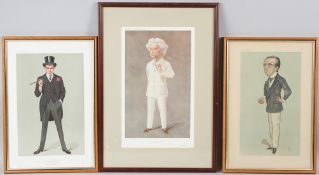 VANITY FAIR PRINTS 'Below the Mark' 'A Successful First Speech' and 'Max' (3)