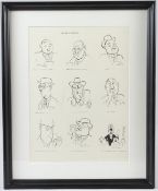 WITHDRAWN FROM SALE HENRY MAYO BATEMAN (1887-1970) 'The Art of Bidding' pen and ink annotated