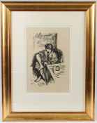PIERRE BONNARD (1867-1947) La toilette assise lithograph 22/25 signed 39.5 x 28cm