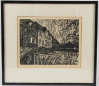 GARRICK PALMER (1933-2023) 'A Kennet Watermill' woodcut print 37/200 signed and titled in pencil,