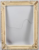 PICTURE FRAME with gilt and gesso decorative border aperture 66.5 x 46.5cm overall 78 x 59.5cm (a/