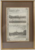 WALPOOLE'S NEW COMPLETE BRITISH TRAVELLER View of Brighthelmstone in Sussex View of Chichester in