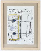 STEPHEN FARTHING (1950) 'From Line to Tone' mixed media signed and dated May '06 29.5 x 21cm