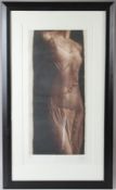 WILLI KISSMER (1951-2018) Woman in a negligee print signed in pencil 57.5 x 27cm