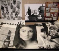 A large box of photographs and artwork by GERALD FEARNLEY (Q).