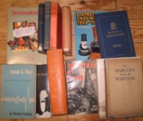 [RADIO, T.V., etc.] a coll'n of books, incl. 1932, Jan - March of the periodical 