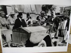 [T. E. LAWRENCE] an enlargement of an original photograph showing T. E. Lawrence arriving in