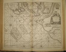 [MAPS] COLLINS (Greenvile) Great-Britain's Coasting Pilot, large folio, engr. add title, & 30 double